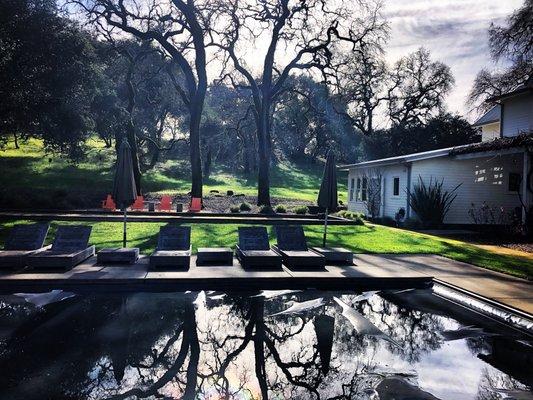 Best part about winter is watching it on TV from California. Hard to beat the climate. Wine country Pools