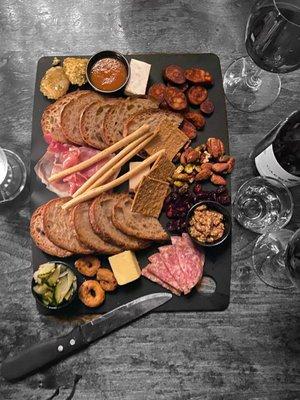 Meat and cheese board