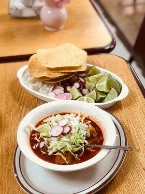 Pozole casero y delicioso