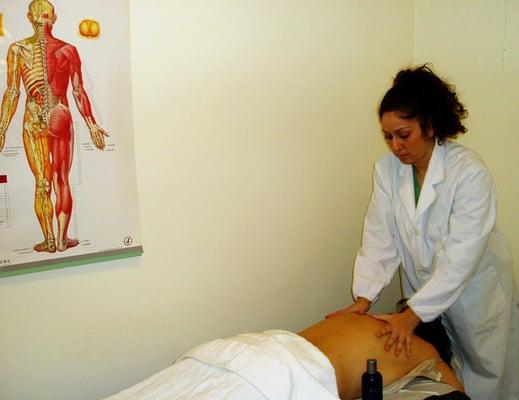 Massage Therapist performing Tui-Na