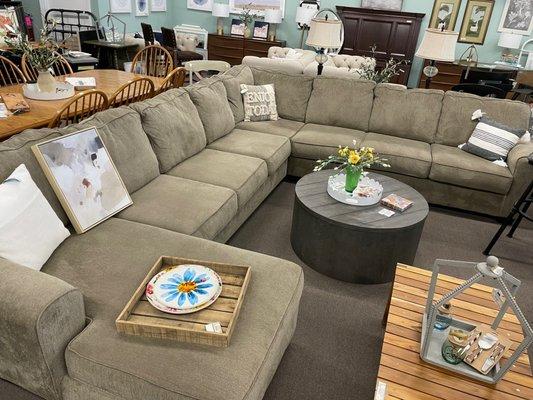 Large sectional with lounge