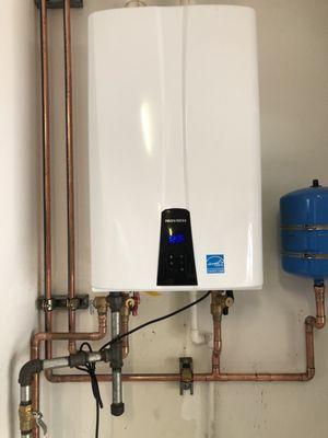 Quality tankless water heater installation