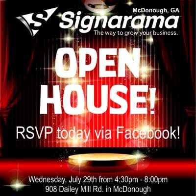 Please RSVP ON:  https://www.facebook.com/pages/Signarama-Mcdonough/134854003222590?fref=ts