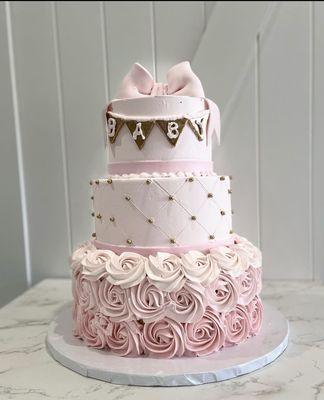 Custom cake baby shower