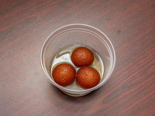 Deep fried Milk balls in Sweet Syrup | Gulab Jamun By TikkaTemple - Indian Restaurant of Katy TX