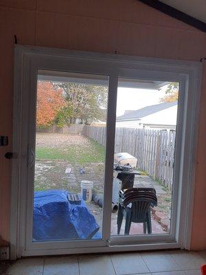 Back patio door