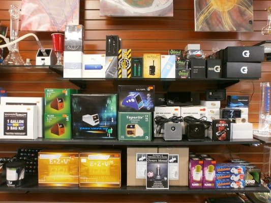 A full selection of desktop and portable vaporizers, such as the Pax, Hot Box, Extreme Q, Volcano, Atmos, Iolite, GPen and more!