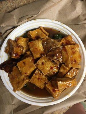 Orange tofu