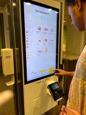 ordering kiosk