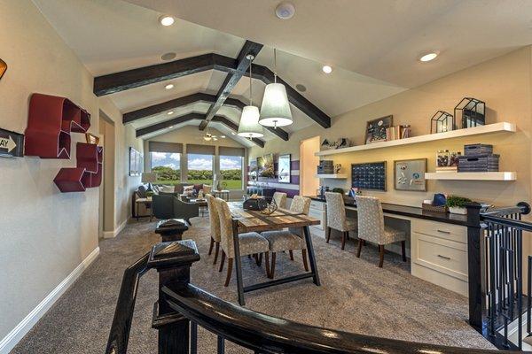 Loft Game room and Study area- Lexington Executive