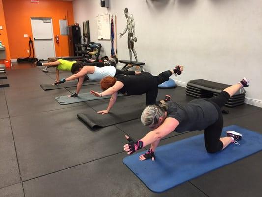 Small group training with our 50+ ladies! Anyone can benefit from our personalized approach.