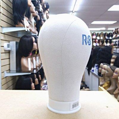 Hot Item : Mannequin Canvas Head 22" 22" in circumference. Make your own wig.  Mount hole at the bottom.