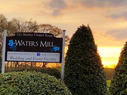 Waters Mill Weddings & Events