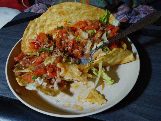 Taco Salad with ground beef