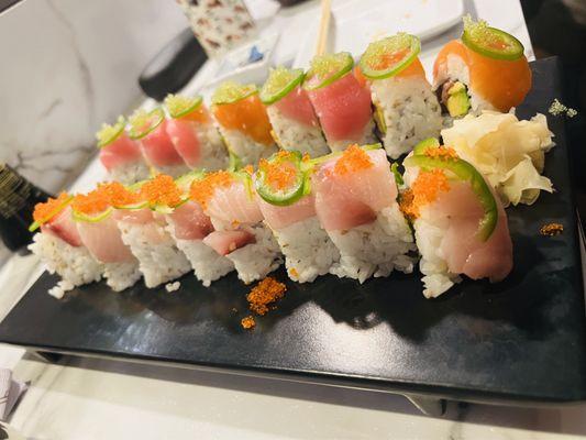 52. Worcester Roll/ hamachi 55. Yellow Tail Jalapeno Roll