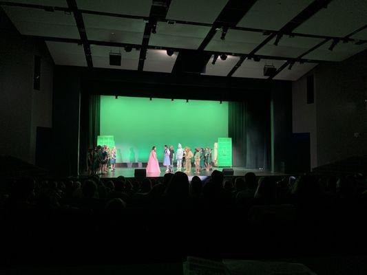 Wizard of Oz put on at Stilwell Junior High Auditorium