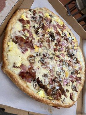 Breakfast pizza!