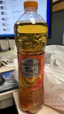 Imported San Benedetto Peach Iced Tea 1.5L $8