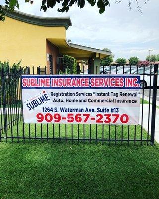 Call us! for a FREE QUOTE! 909-567-2370 #Insurance #InstantTagRenewals & more! #SublimeInsurance #PROMO Code #Sublime