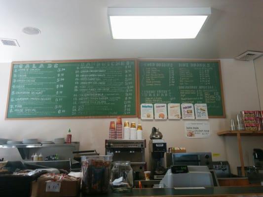 Menu board