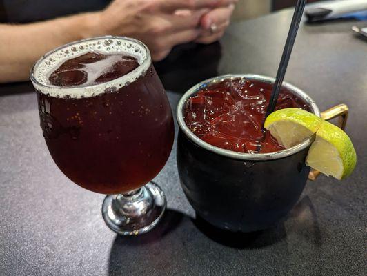 Lakefront Barrel Aged Imperial Raspberry Vanilla and Blood Orange Mule