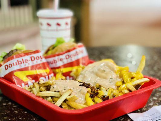 Double Double and Animal Style Fries