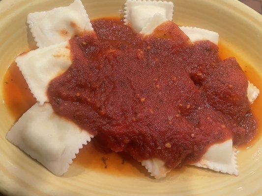 Cheese ravioli