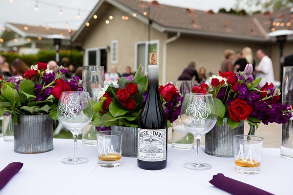 Set-up, plates, cups, stemware, coffee, food, dessert provided! Plus clean up! Priceless~  Photo credit: Forget Me Knott Photography