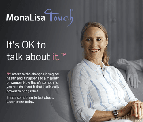 MonaLisa Touch - the latest technology for vaginal revitalization.  Call for you consultation today 214-577-1777.