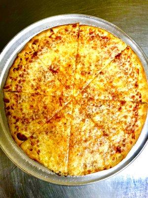 Thin crust cheese pizza 14 inch