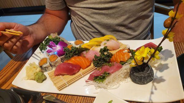 Sushi + Sashimi Combo