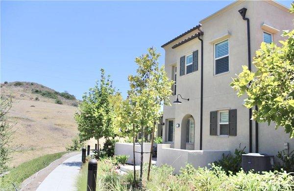 Exterior of townhome.