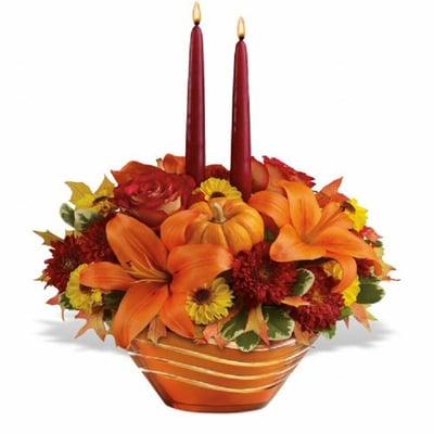 Amber Waves Centerpiece for fall