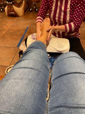 The best pedicure.