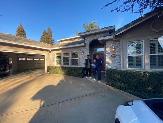 Helped them buy their 2nd home in Modesto!