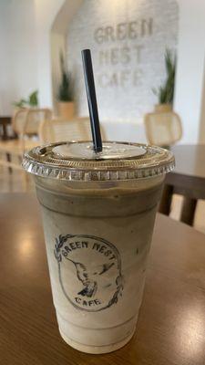 Hojicha Latte (roasted matcha)