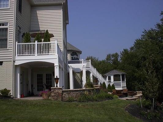 Custom deck and patio