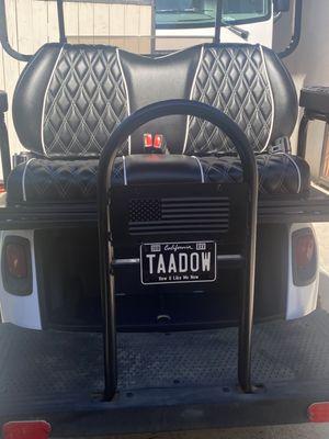 Custom golf cart seats