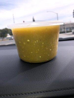 Bomb green salsa