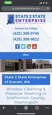 Www.state2statecleaningenterprise.com  Or contact us at (425)308-9822 or (425)308-9745  Email at state2stateenterprise1@gmail.com