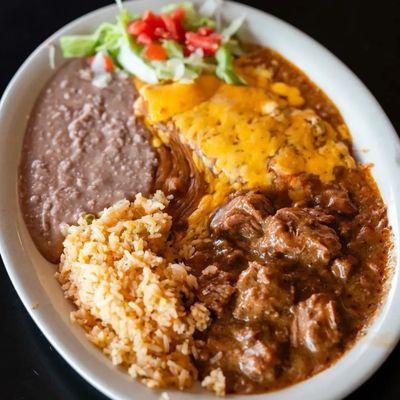 Carne guisada plate