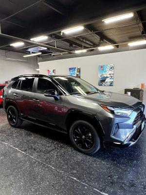 2024 Rav 4 Hybrid XSE +tints from Bay Radio and Alarm