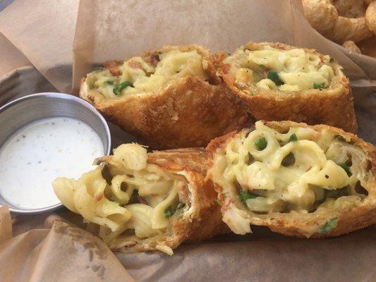 Yummy Mac and Cheese Eggrolls!