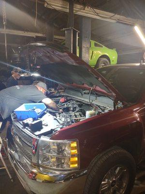 Doing a lifter job and engine rebuild on a Chevy Silverado 1500 5.3 L