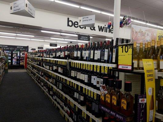 Seriously?!? Beer and wine in a pharmacy?