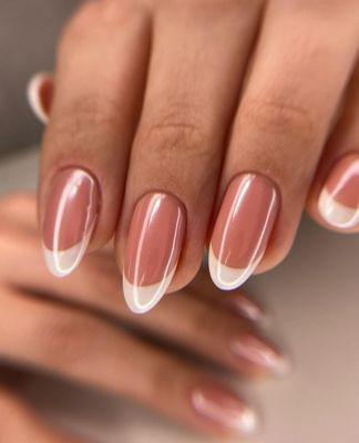 European  e-file  manicure available  at Jolie Salon!