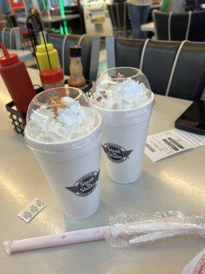 Butterfinger and KitKat shakes