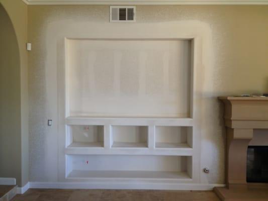 Custom Media Niche-Drywalled