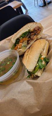 Pork belly banh mi