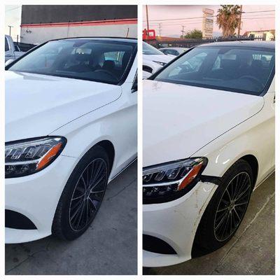 2019 MBZ C300 
BEFORE & AFTER